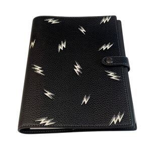 Coach Boxed Notebook Lightning Bolt Print